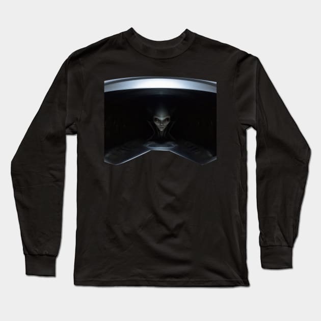 Vision Allien Long Sleeve T-Shirt by CurlyLamb